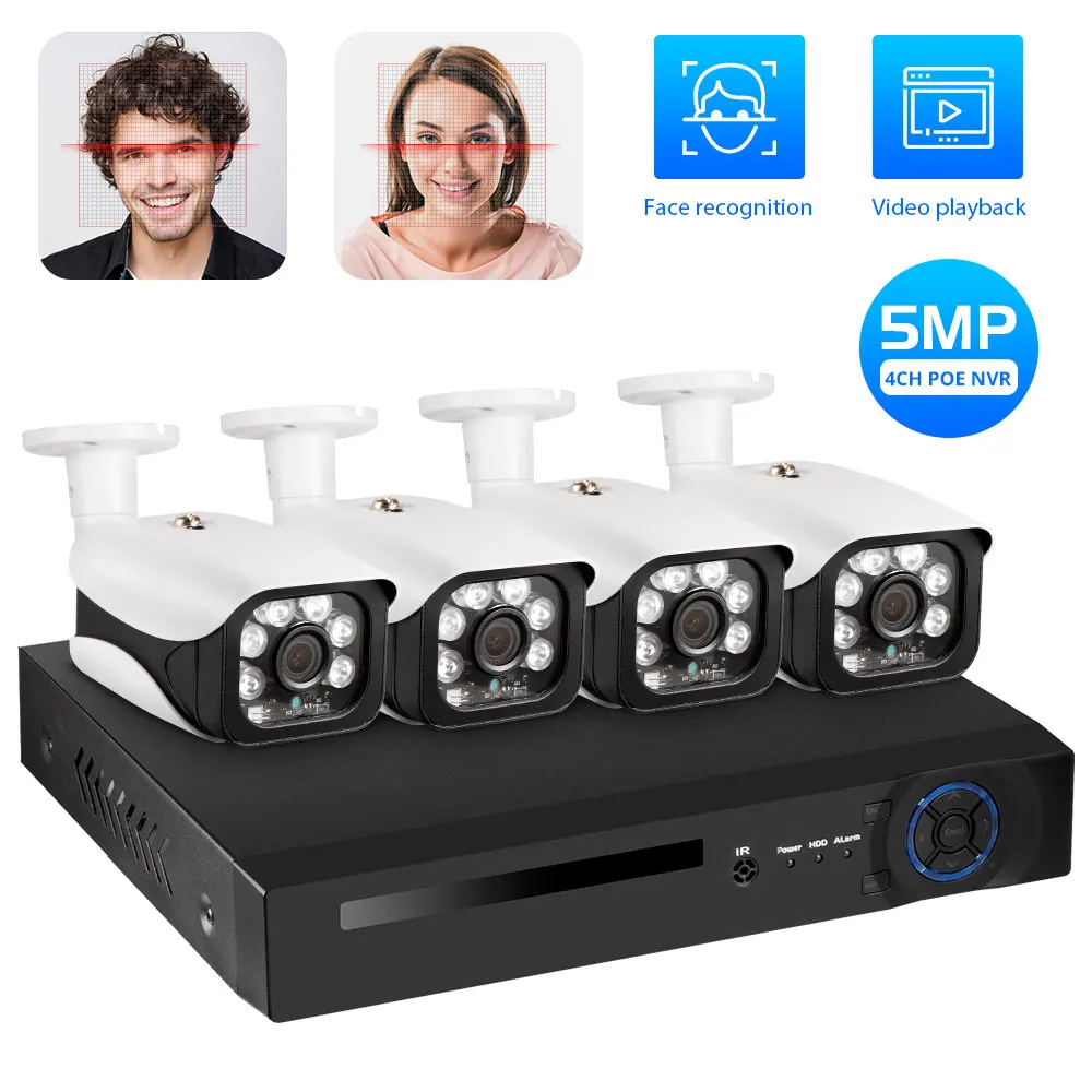 Система видеонаблюдения KERUI 4 канала 5 Мп|Система наблюдения| |