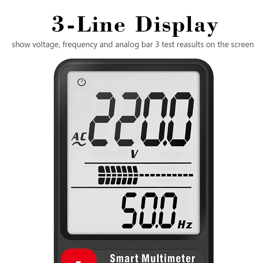 

Smart Auto Digital Multimeter 3.5inch Large Screen Display Voltage Resistance Tool ADMS9 GHS99