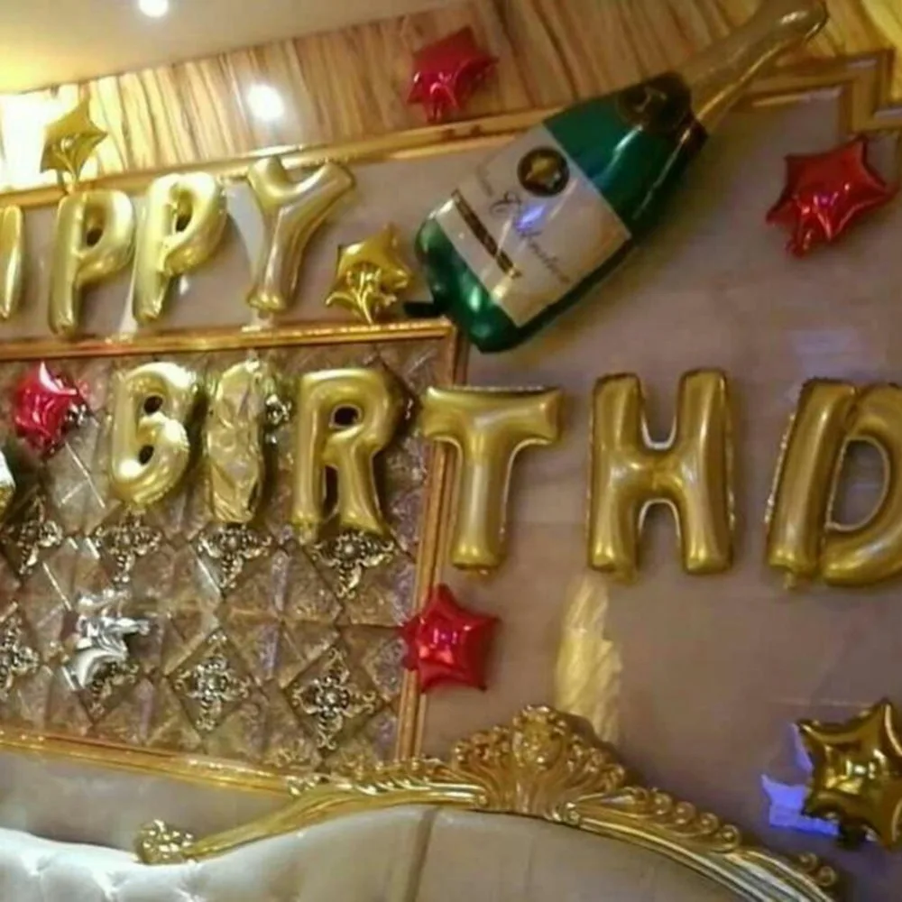 Большой стакан для пива шары Золотой виски бутылка вина образные шарики из