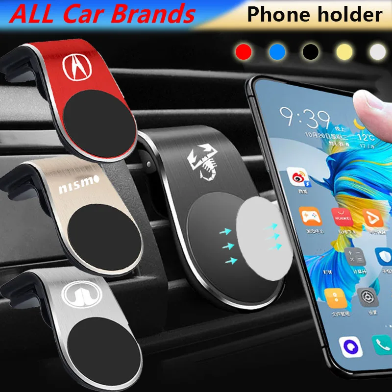 

1pcs Car Phone Holder Magnetic L Style Holder For Toyotas Corolla Yaris Chr Auris RAV4 Land Cruiser Camry Highlander Prado Vitz