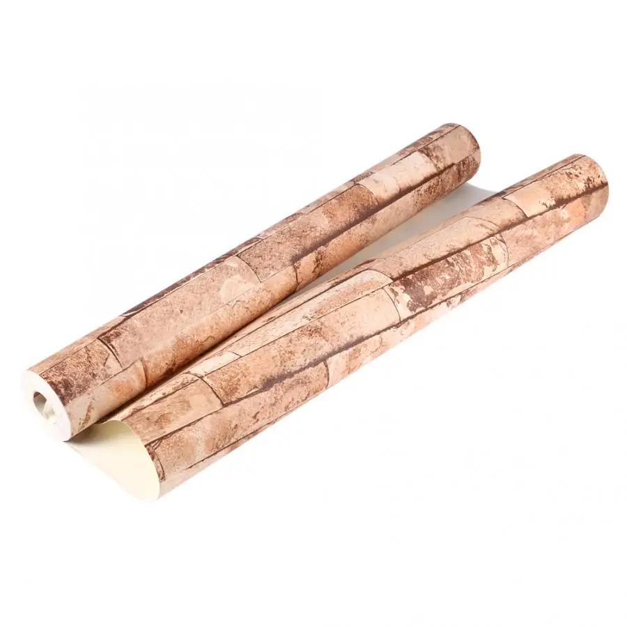 53 см 3D обои спальня Фреска рулон ретро камень кирпичная стена бумага фон