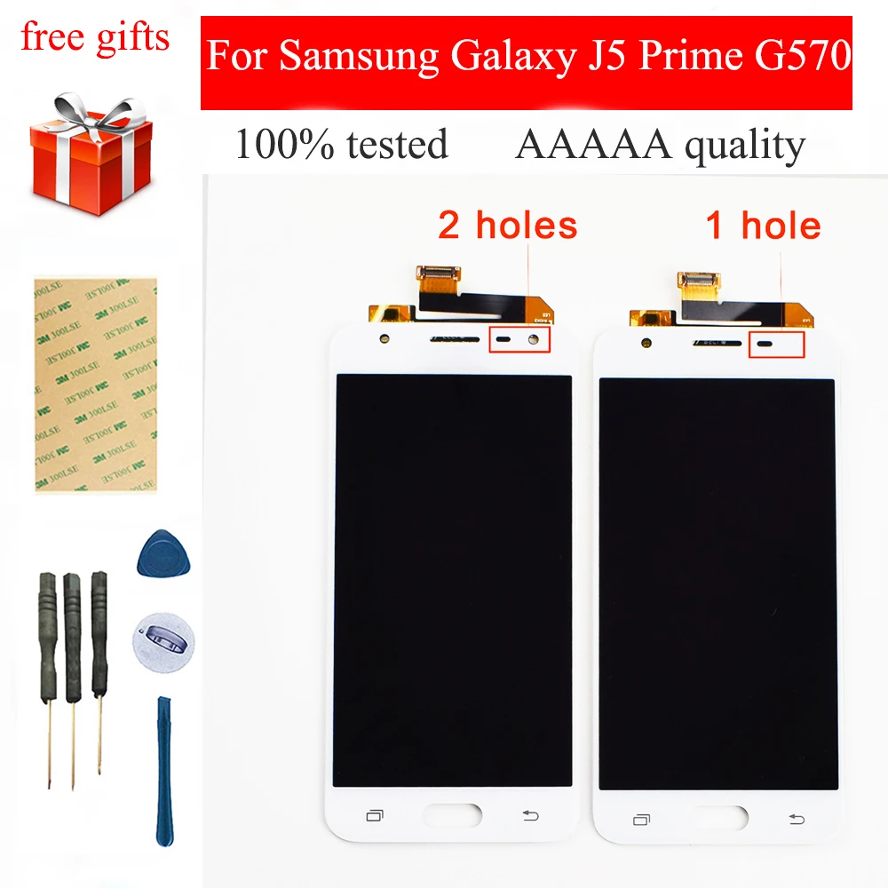 Для Samsung Galaxy J5 Prime G570 LCD G570M G570Y G570F/DS G570M/DS полный сенсорный экран дигитайзер сенсор +