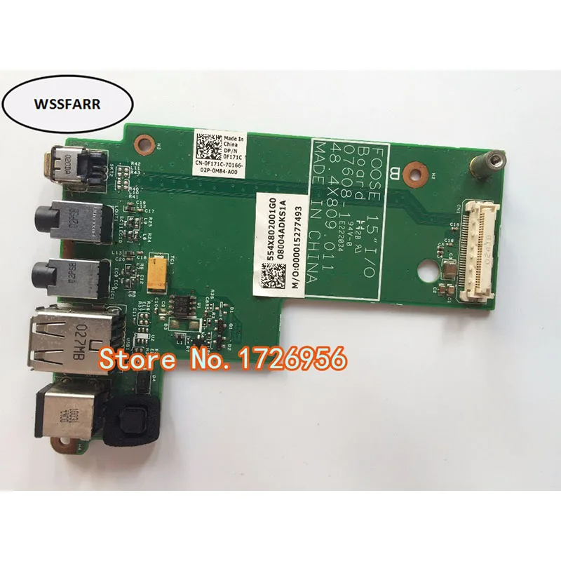 USB-плата с разъемом питания постоянного тока для платы Dell Latitude E5500 48 4x809. 011 |