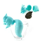 Силиконовое ситечко для чая, креативный смешной травяной фильтр для кофе, чая фильтр для чая, многоразовый фильтр для заваривания чая, кухонные аксессуары для чая