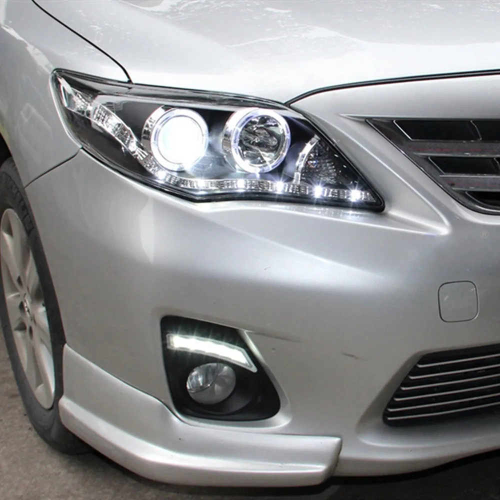 2 шт. для Защитные чехлы сидений сшитые специально Toyota Corolla 2011 2012 2013 светодиодный