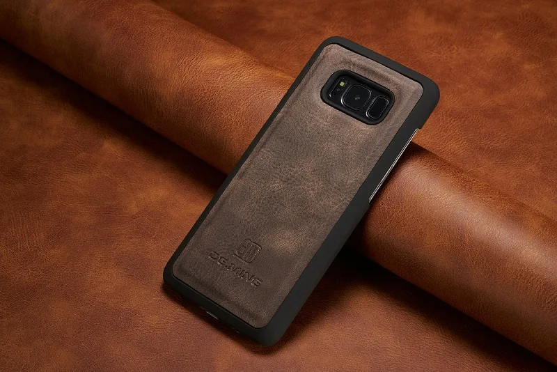Для samsung S8 S9 S10 S7 edge S10e Чехол-книжка двойной складной кошелек Магнитный чехол для samsung Note 8 9 10 Plus ретро кожаный чехол