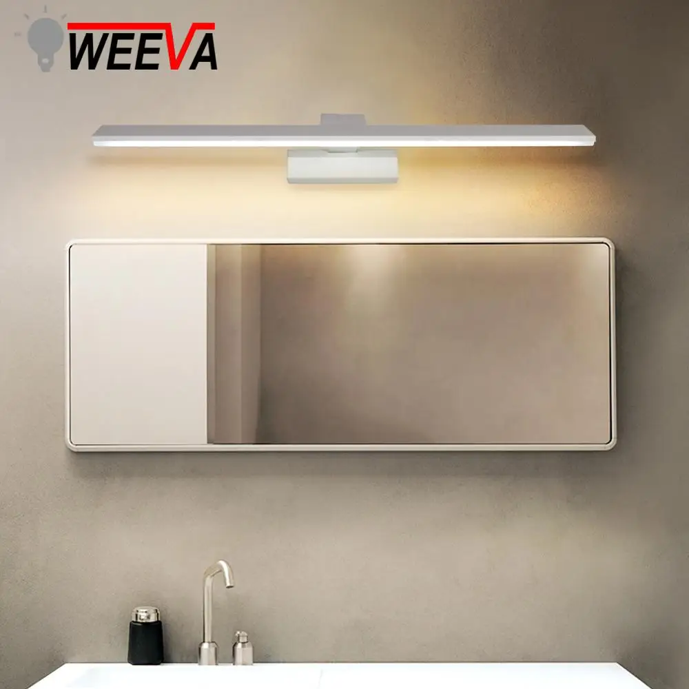 Современный светодиодный светильник с зеркалом настенный для ванной комнаты