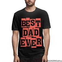 best dad ever 2021 summer fashion new 3d printing pattern short sleeve trend casual lycra o neck size m 5xl