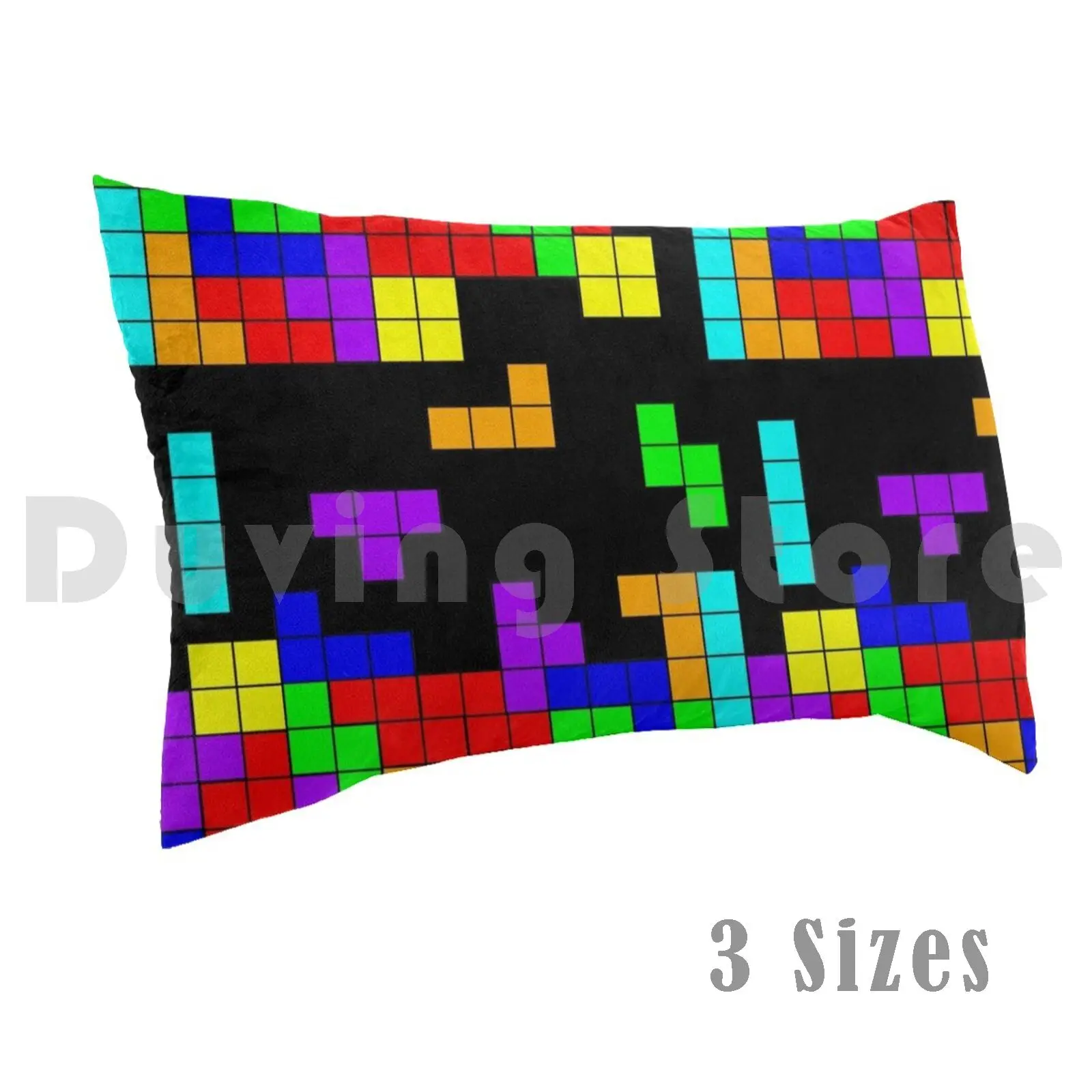 

Чехол для тетрис 50x75, ретро-игрушка, квадратные фигурки, с принтом на осеннюю подушку