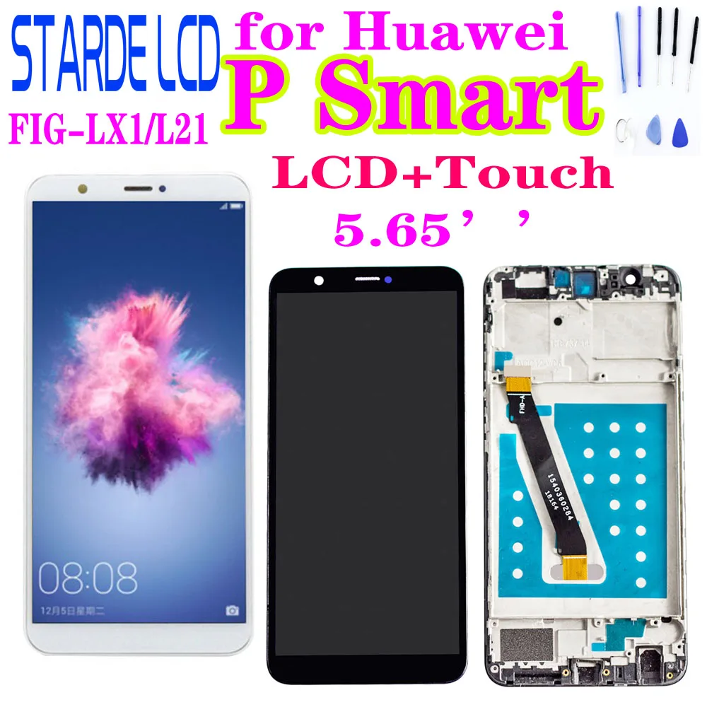 Новинка для Huawei P Smart FIG LX1/L21 ЖК дисплей сенсорный экран дигитайзер панель в сборе с