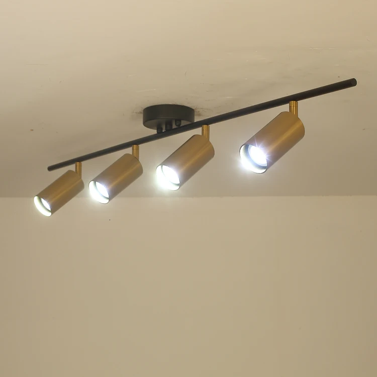 Cob светодиодный трек прожектор лампа Железный потолочный светильник для