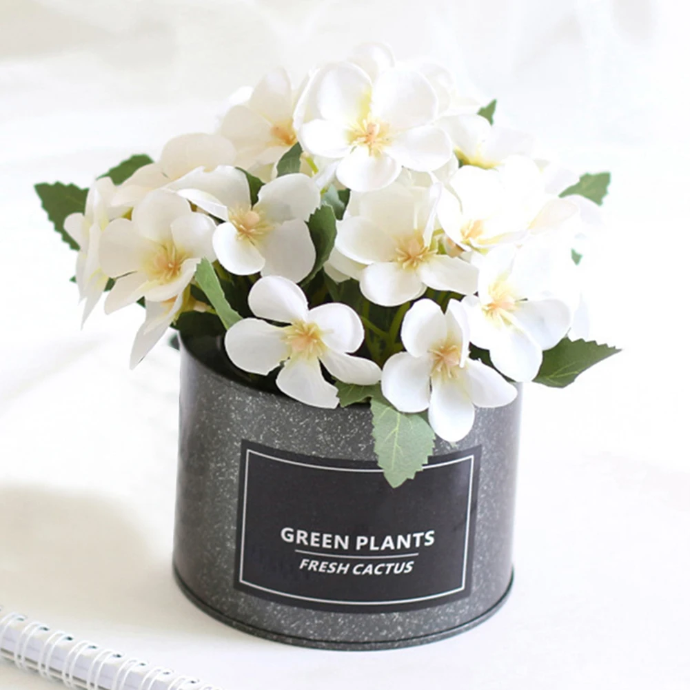 Новинка 1 шт. искусственный цветочный горшок для Бегония в горшке железный бонсай