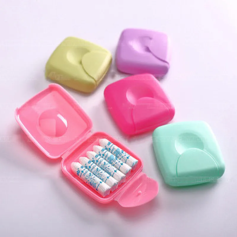 1 шт для путешествий на открытом воздухе Портативный женские тампоны коробка