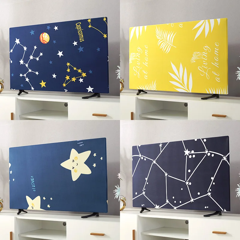 

19 To 70 Inch TV Screen Dust Proof For Cover Living Room High Quality Soft Elastic Fabric Television Case lcd TV Decorations