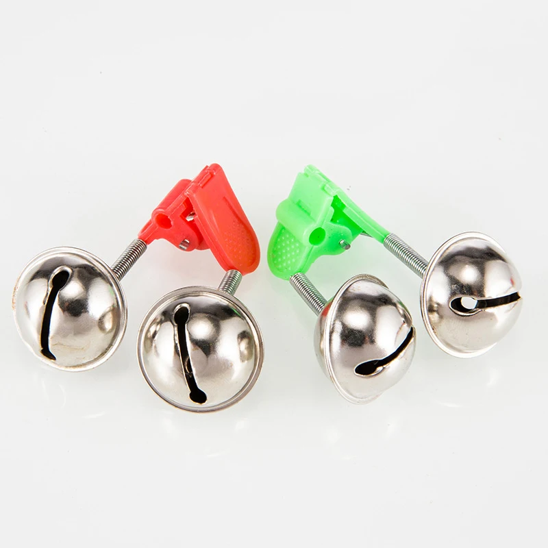 5 Pcs/lot Bite Alarms fishing rod bells Fishing Accessory Rod Clamp Tip Clip Bells Ring Pasca Fishing Tool Accessory