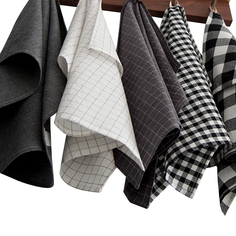 Японский хлопок салфетка полотенце для очистки ресторана кафе Torchon мытья посуды