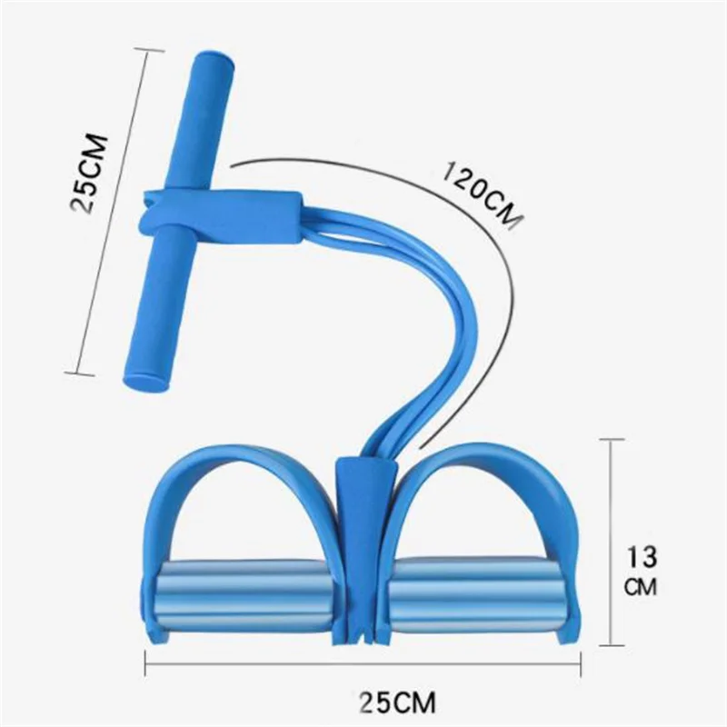Четыре трубы TPE триммер для тела педаль тренажер настенный шкив ног ралли грудь