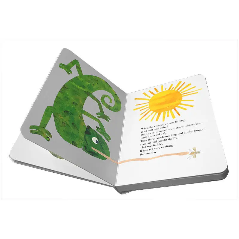 Смешанный Хамелеон от Eric Carle образовательные книги для детей учим английский