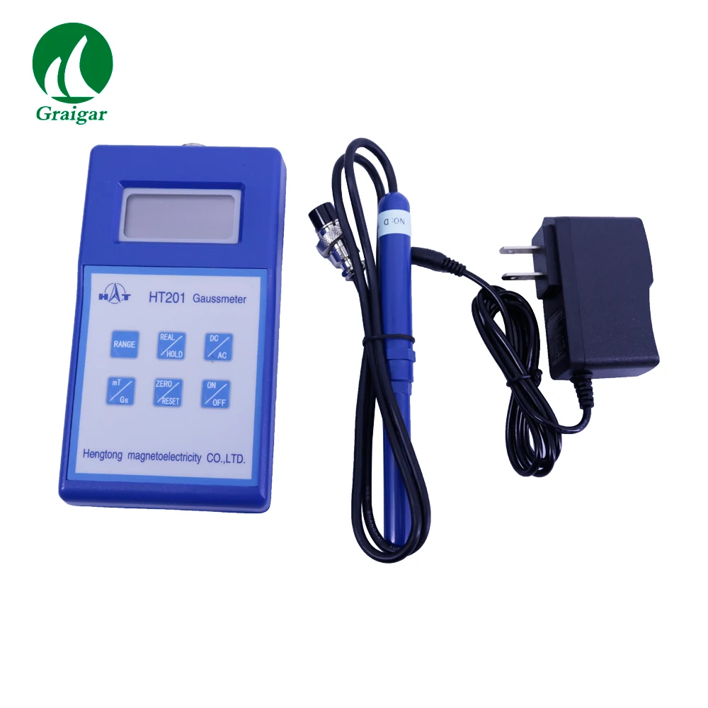 

High Quality HT201 for Tesla Gauss Digital Magnetic Flux meter DC 2000mT HT-201