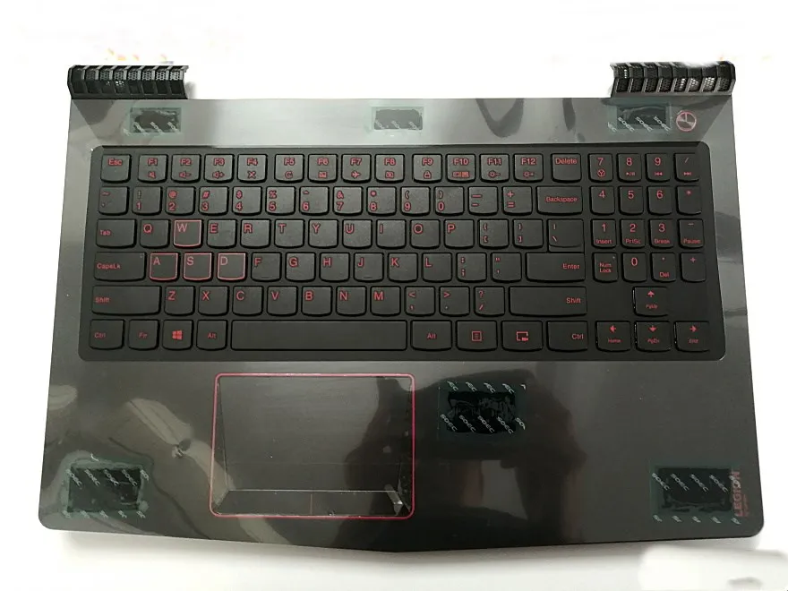 

Новый оригинальный для Lenovo Легион Y520 R720 Y520-15 Y520-15IKB чехол для ноутбука с Красный US клавиатура с подсветкой чехол верхняя крышка 5CBON00203