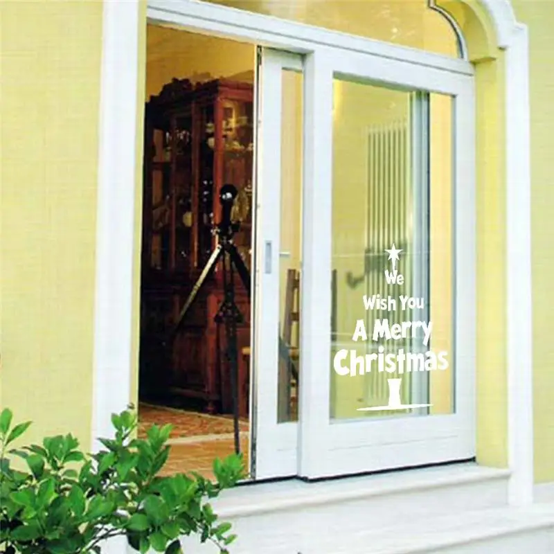 Мы желаем вам счастливого Рождества цитаты &quotдерево&quot наклейки на стену для