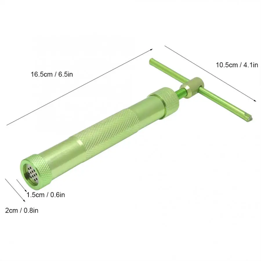 Вращающаяся выжималка из нержавеющей стали грязевой экструдер пистолет сделай