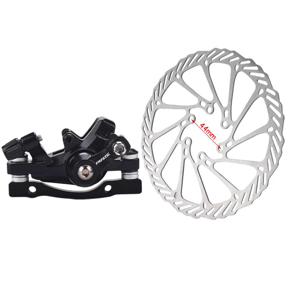 Front brake-disc one Горный велосипед дисковые тормоза комплект Универсальный Механический линия тормоза V барабанные тормоза изменения дисковые тормоза дорожный конверсионные аксессуары - Цвет: Front brake-disc one
