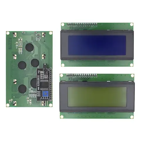 ЖК-дисплей 2004 + I2C LCD 2004 20x4 2004A синий/зеленый экран символьный ЖК-дисплей/w IIC/I2C последовательный интерфейс модуль адаптера для arduino