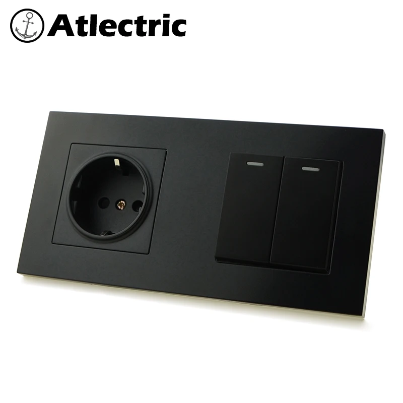 Atlectric стандарт ЕС штепсельная розетка 1 2 3 4 банда лампа кнопка выключателя света розетка электрическая розетка