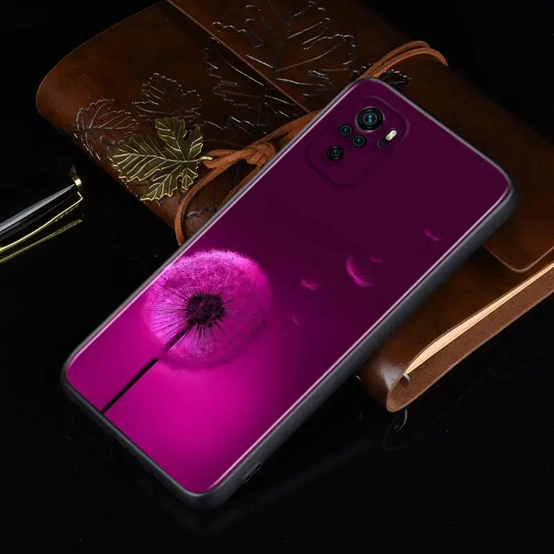 

Silicone Cover Flower Dandelion For Xiaomi Redmi Note 10 10S 9T 9S 9 8T 8 7 7S 6 5A 5 4 4X 5G Pro Max Phone Case