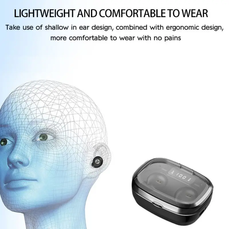 

TWS-X10Plus TWS Wireless Headphones Bluetooth Headset Bluetooth 5.0 Digital Display Deep Waterproof For Mobile Phone Charging