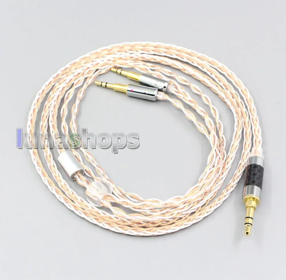 

800 Wires Silver + OCC Headphone Cable For Abyss Diana Acoustic Research AR-H1 Advanced Alpha GT-R Zenith PMx2 LN006914