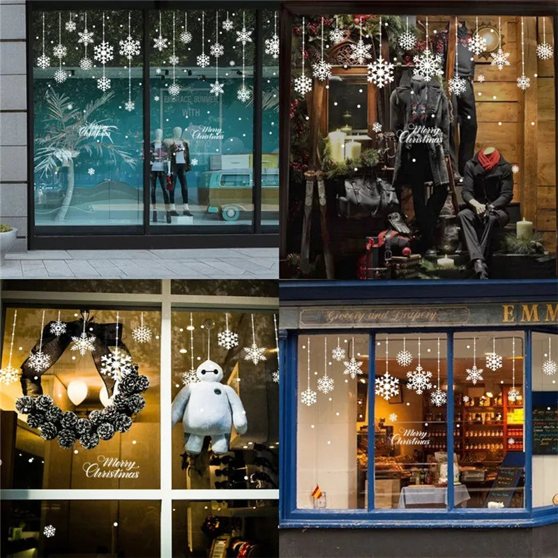 2020 рождественское оформление самоклеящиеся подвесные снеговики шары дерево