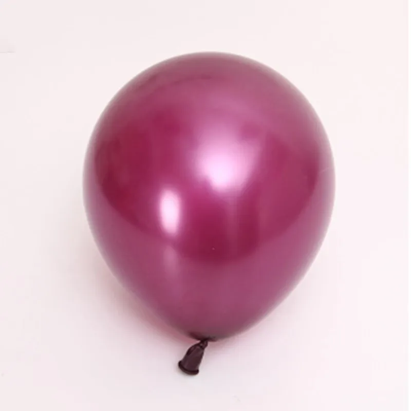 wine red 10inch 200 шт романтические светящиеся синие воздушные шары, чернила, голубые белые латексные золотые и серебряные конфетти на день рождения, свадьбу, вечеринку, декоративная арка, шар - Цвет: wine red 10inch