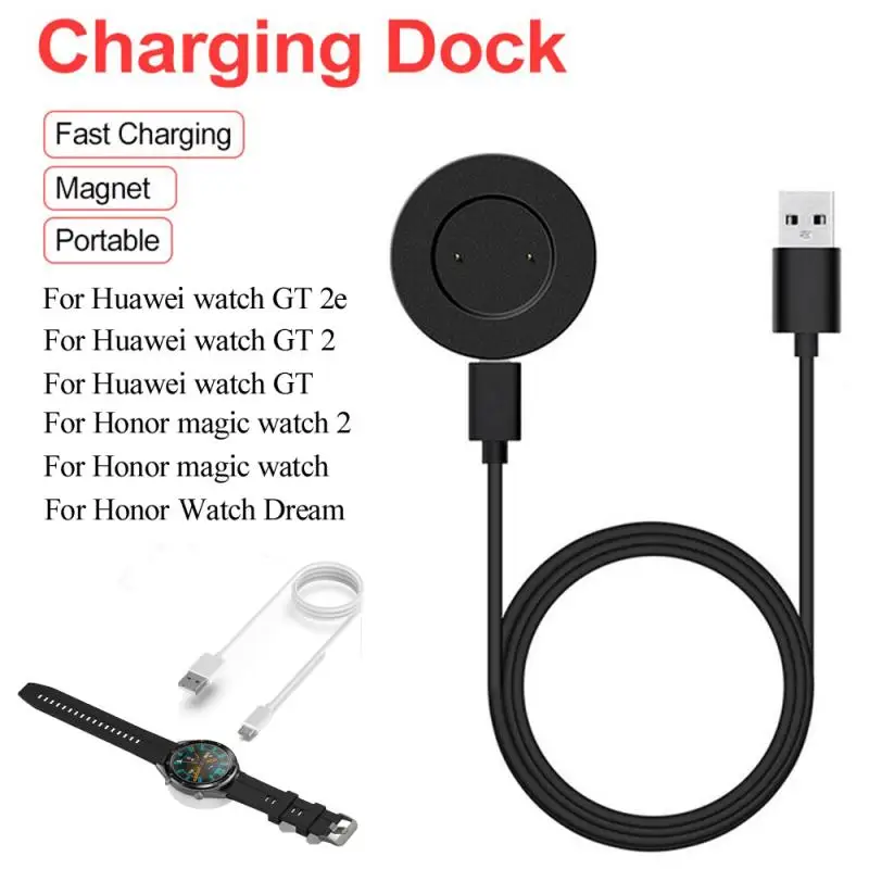 

Charger Cable Compatible with Huawei Watch GT/GT 2 /GT 2e Charger USB Charger Adapter Charge Cord Charging Dock For Honor magic