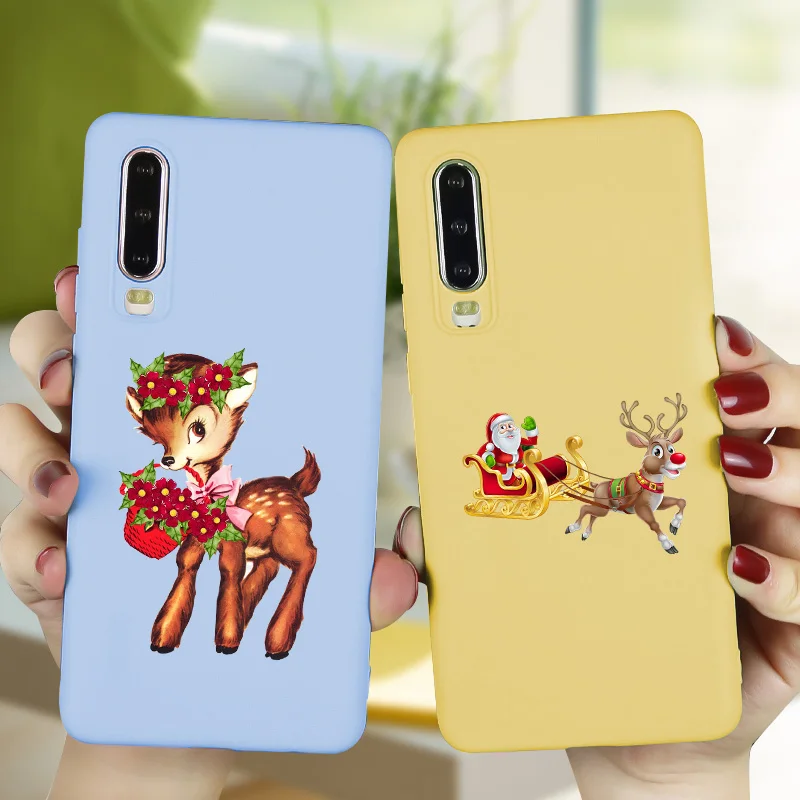 Рождественский чехол для телефона Mate 20 Lite PRO Nova 3i Huawei Y5 2019 Y6 Prime 2018 Мягкий из ТПУ с