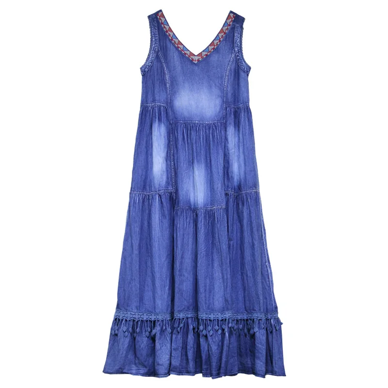 Летнее платье в европейском и американском стиле новое модное платье-жилет с