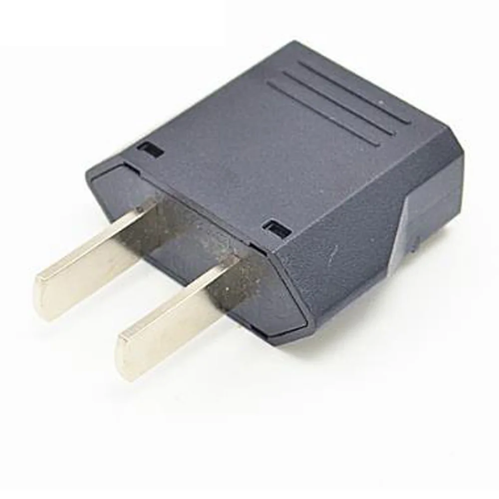 

Supply Black portable 2Pins universal travel adaptor plug 6A 250V AU/EU/US small electrical ac power adaptor plug converter
