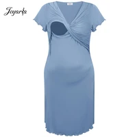 joyaria womens nursing sleep shirt maternity breastfeeding pregnancy sleeping gownshirtdress home dress