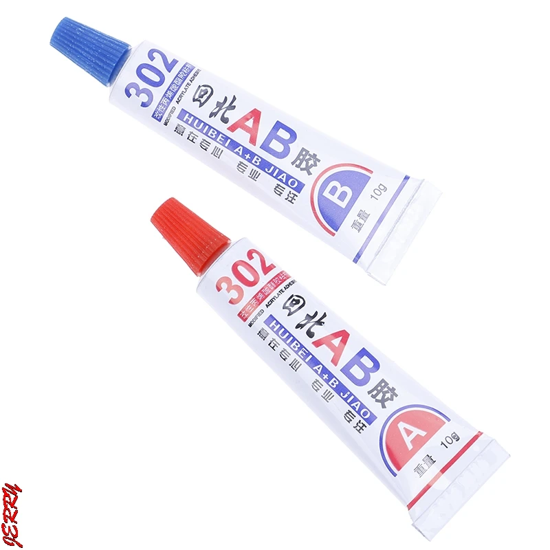 Сверхпрочный клей A/B эпоксидный прозрачный быстродействующий для фиксации