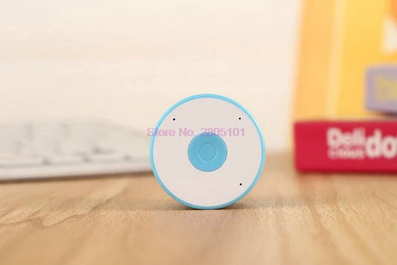 

by DHL 100pcs 2 Speaker Bluetooth Wireless Remote Shutter Release Self-timer Speaker For iPhone Android