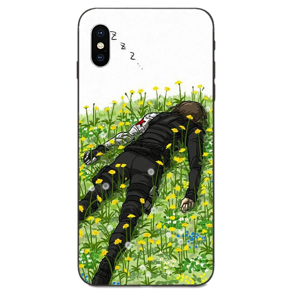 Зимний Солдат баки для Xiaomi Redmi Note 3 S 4 4A 4X5 5A 6 6A 7 7A K20 Plus Pro S2 Y2 Y3 мягкий мобильного