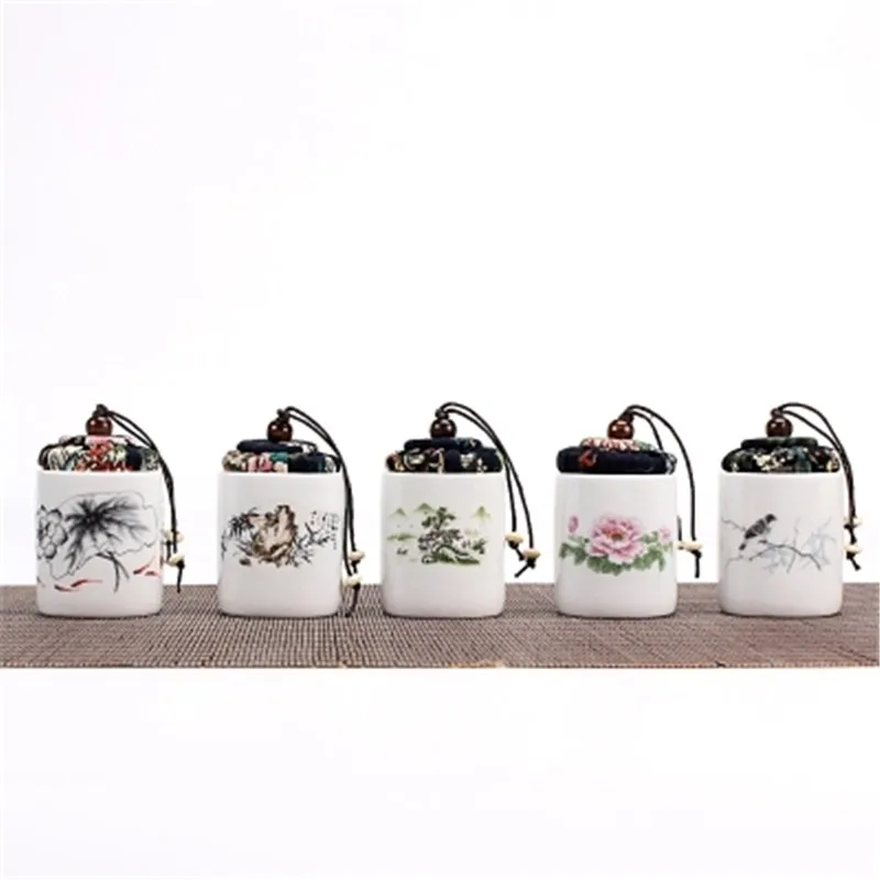 Маленькие керамические банки для хранения сахара с кухонные крышки аксессуары