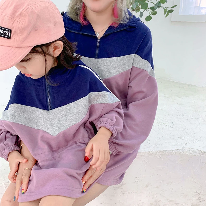 Летние и осенние футболки уличная мода одежда для мамы дочки хлопковые толстовки