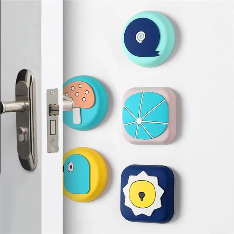 3 шт. силиконовые накладки на дверные ручки унитаза|Мебельные аксессуары| |