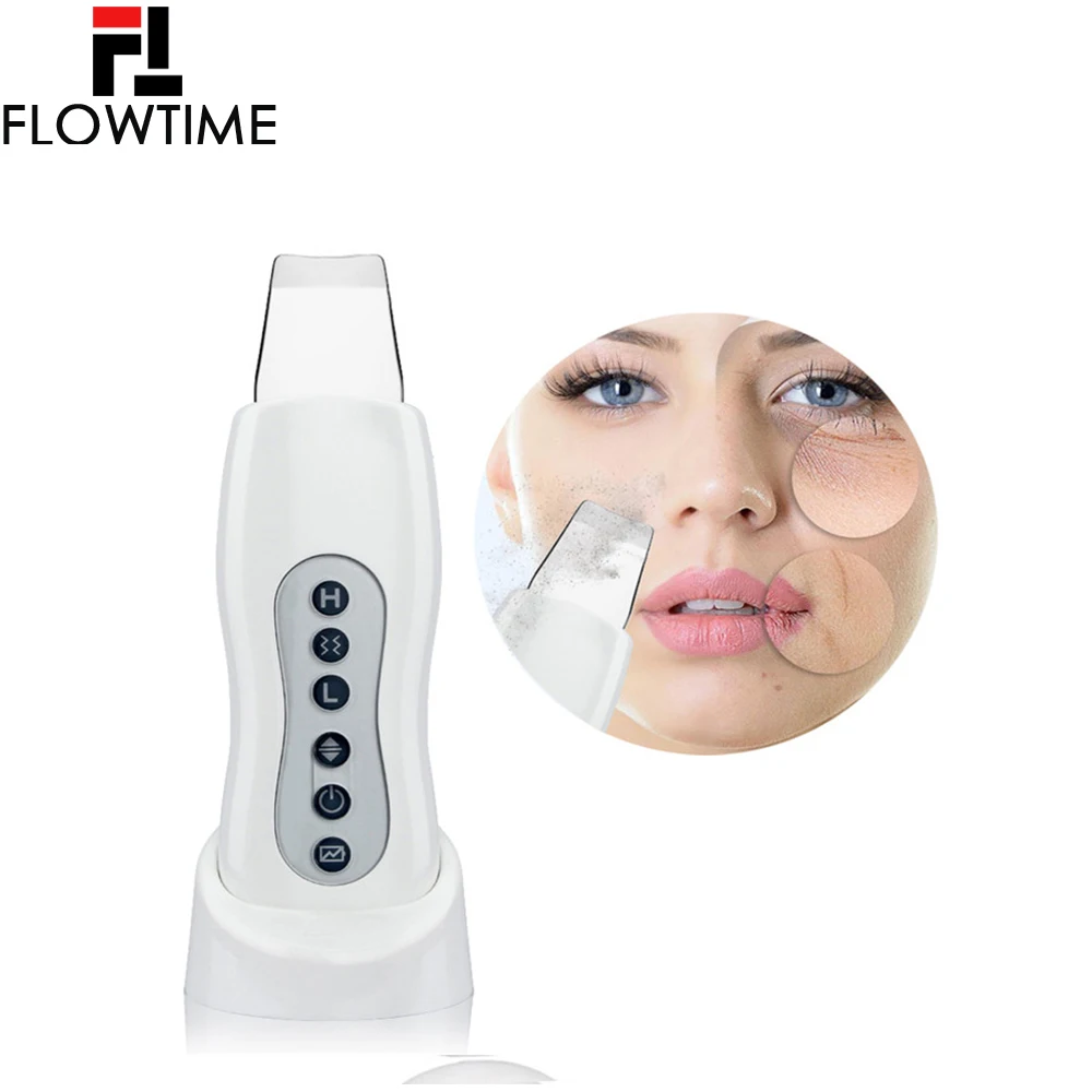 Ультразвуковой очиститель для лица массажер очищения пор и акне спа аппарат