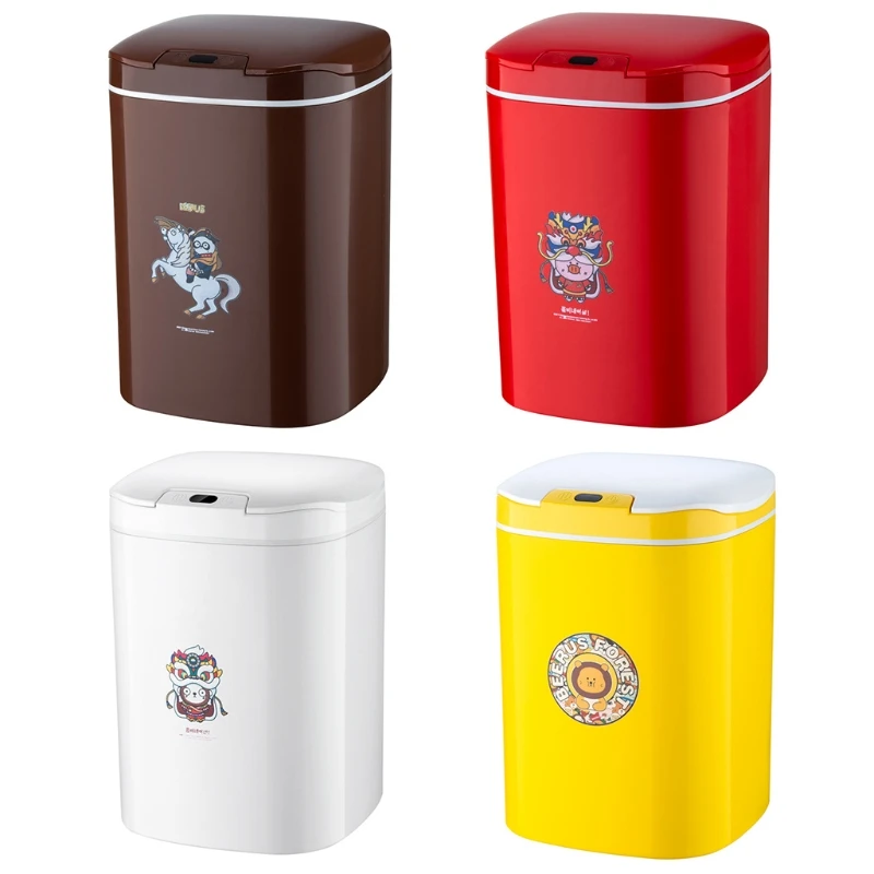 

Electric Intelligent Automatic Induction Touchless Infrared Motion Sensor Rubbish Trash Can Smart Waste Bins