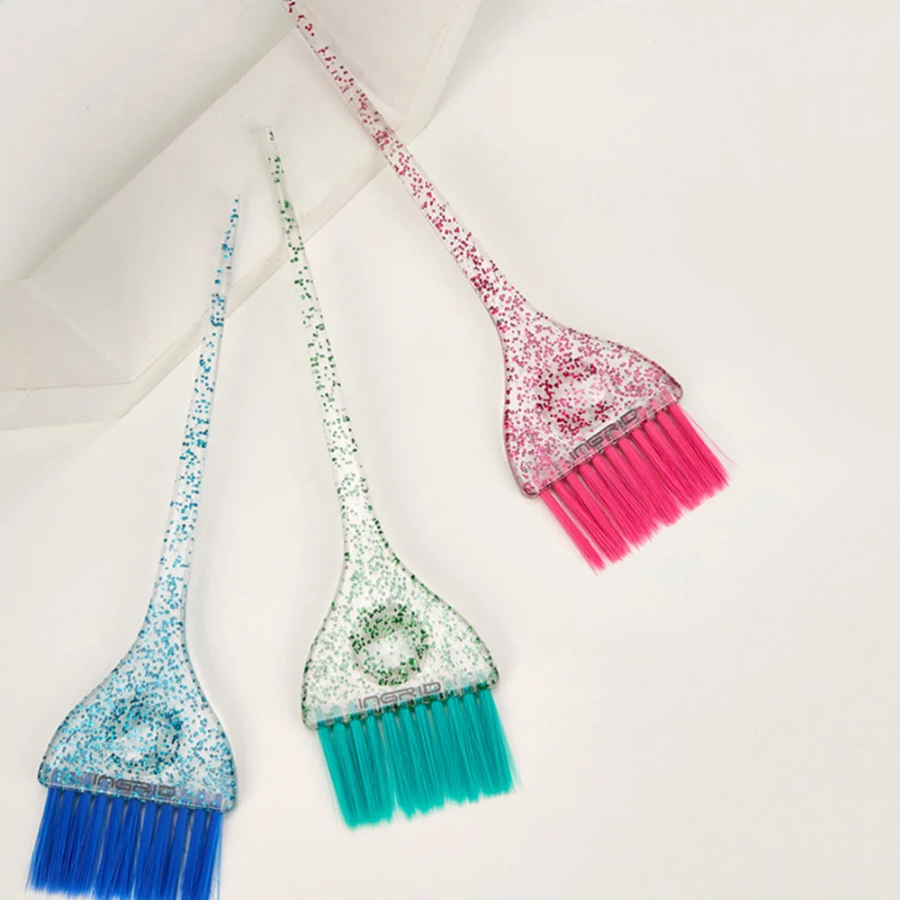 

3Pcs Barbershop Hair Coloring Brush Creative Hair Tint Brush Hairdressing Tool