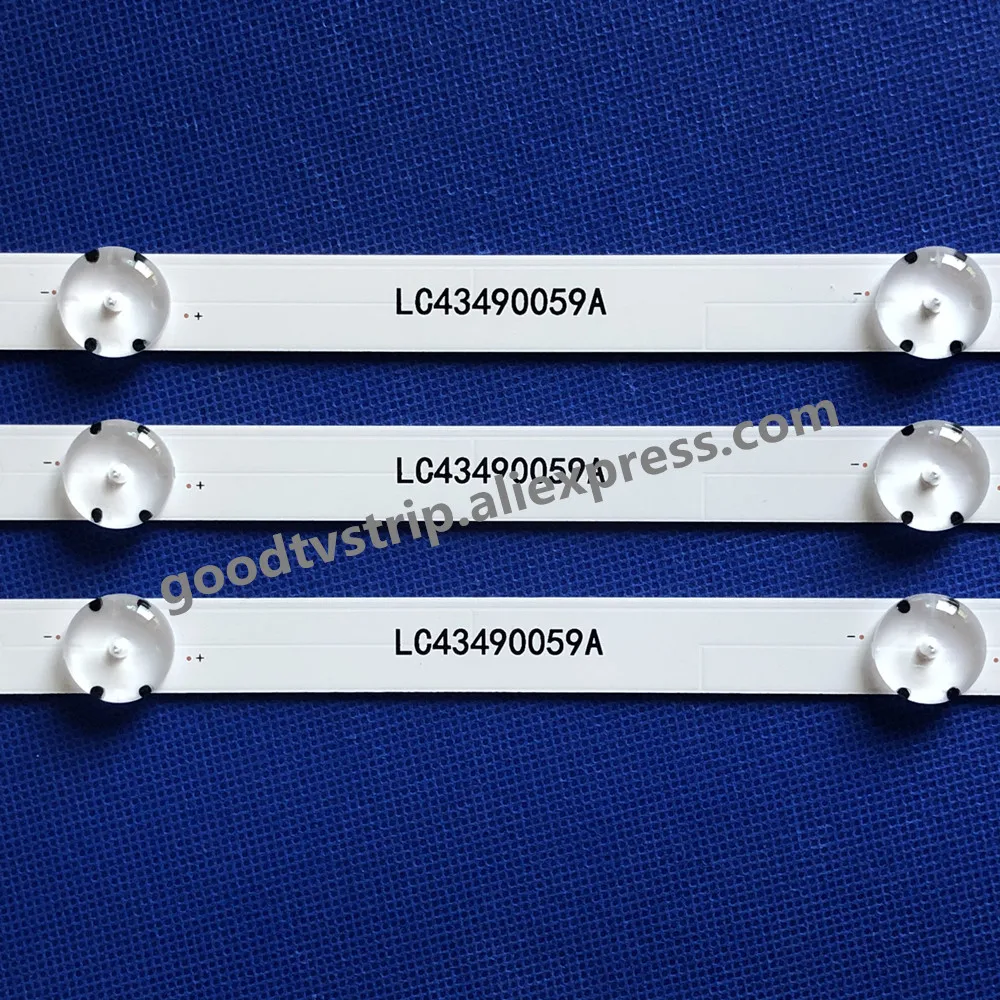 84 см светодиодный ная подсветка 7/8LED s для LG 43 &quot43lh5700 43VH6100 43UH603V 6916L-2744A 6916L-2743A 2743B V16.5