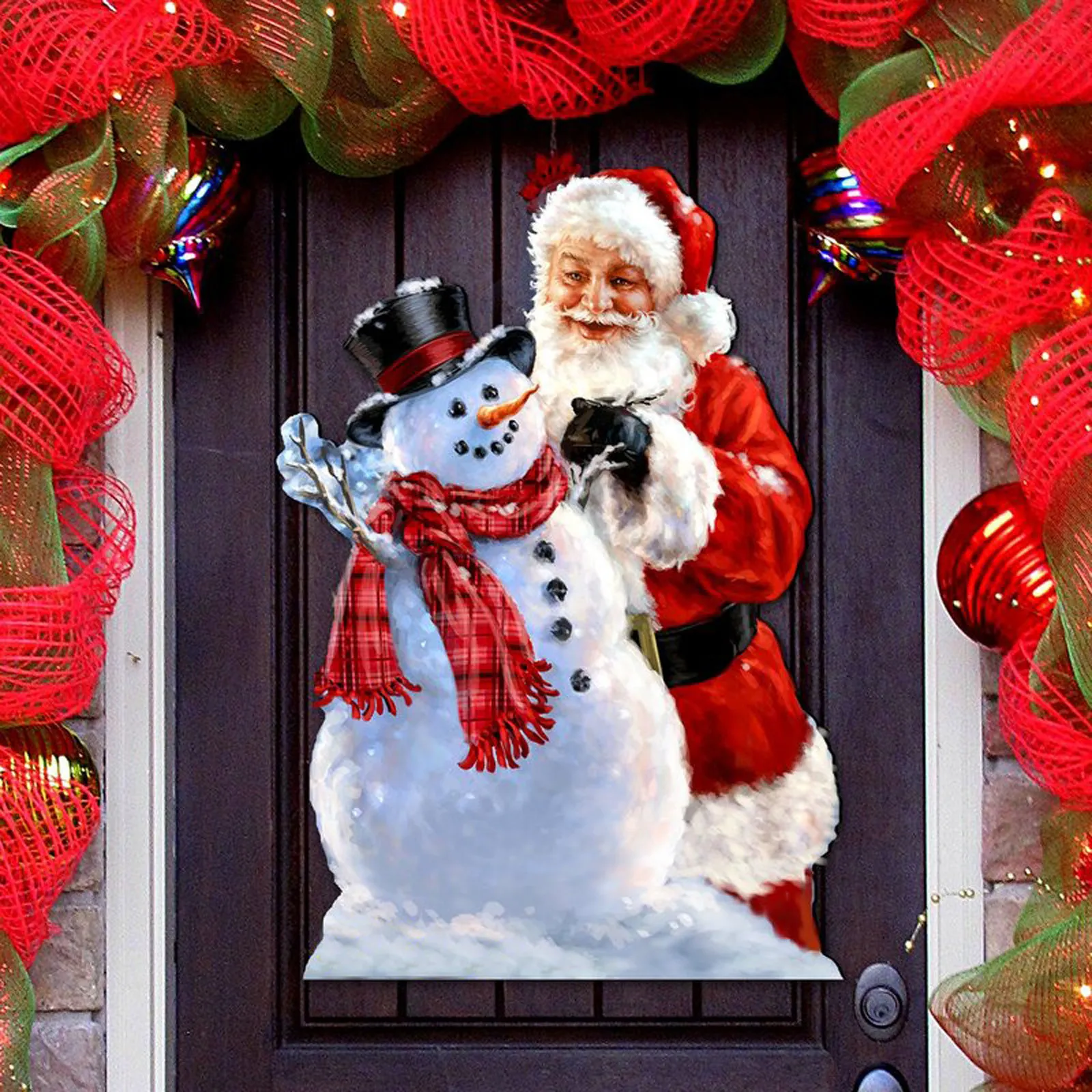 

Настенное украшение в виде Санта Клауса